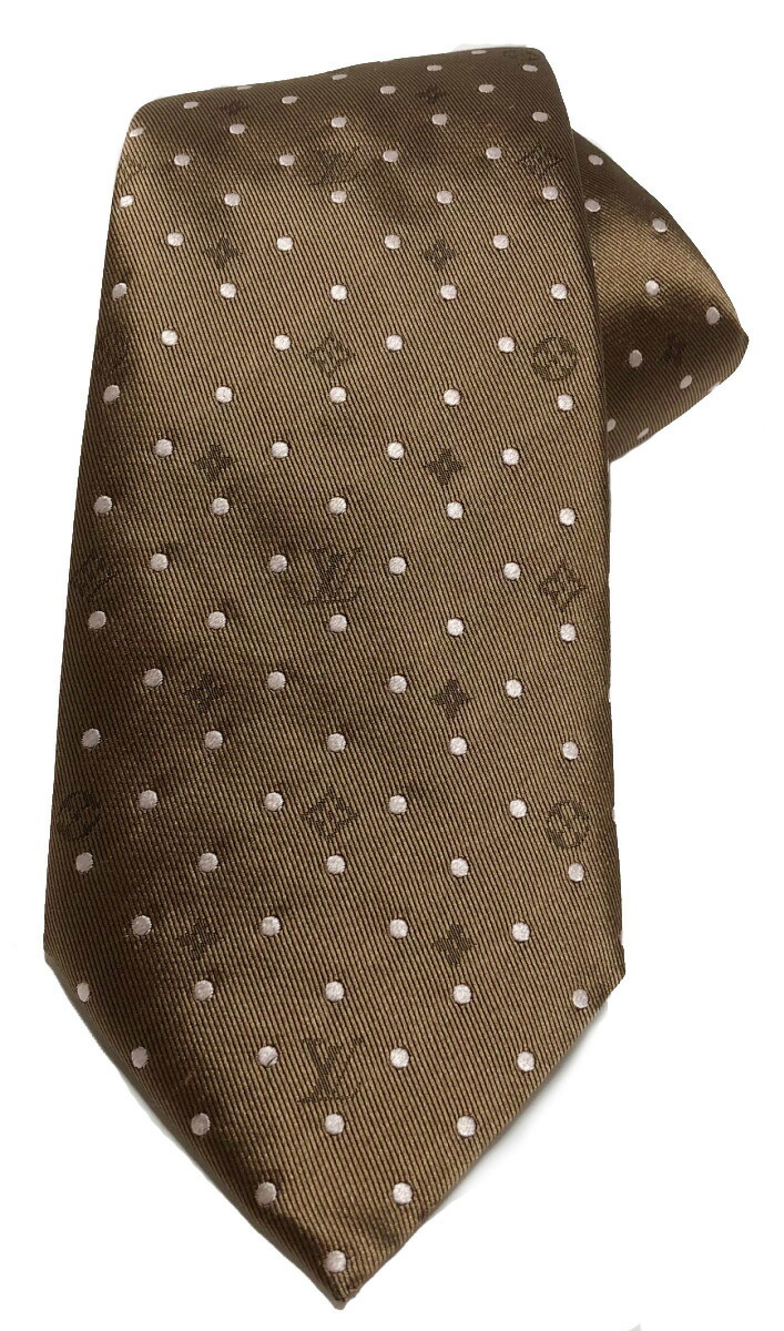 楽天市場】未使用 ルイヴィトン ネクタイ ロゴ モノグラム ドット 水玉