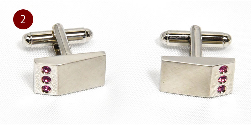 楽天市場】カフスボタン 結婚式 メンズ スワロフスキー カフス