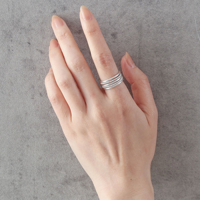 楽天市場】リング シルバー アクセサリー【 タイ製・カレンシルバー 5