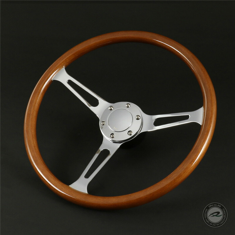 楽天市場】デポレーシング ステアリング ハンドル 37.5Φ ウッド