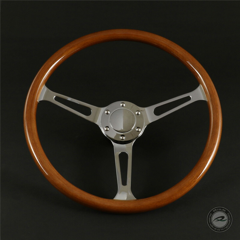 楽天市場】デポレーシング ステアリング ハンドル 37.5Φ ウッド