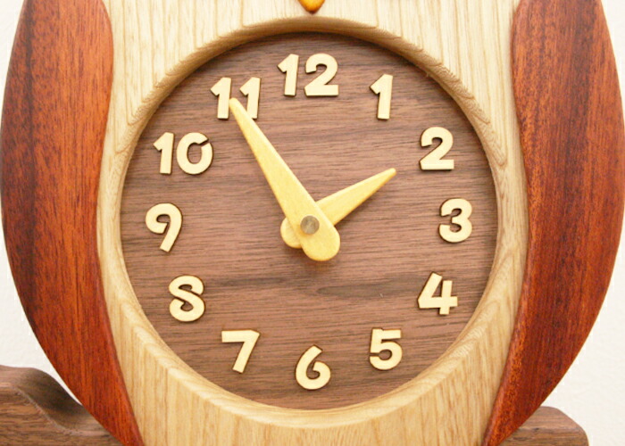 楽天市場】工房 ペッカー 木製 掛け時計 振り子 特大 旭川クラフト 壁