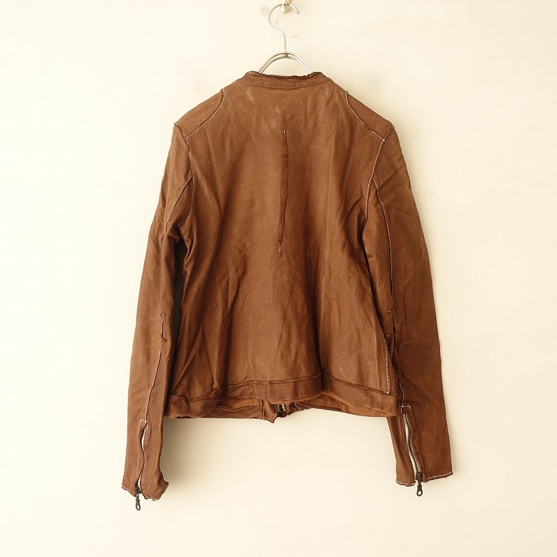 楽天市場】シシ Sisii COW LEATHER シングルライダースジャケット XS
