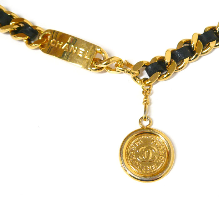 楽天市場】【値下げしました】【CHANEL】シャネル チェーンベルト ココ