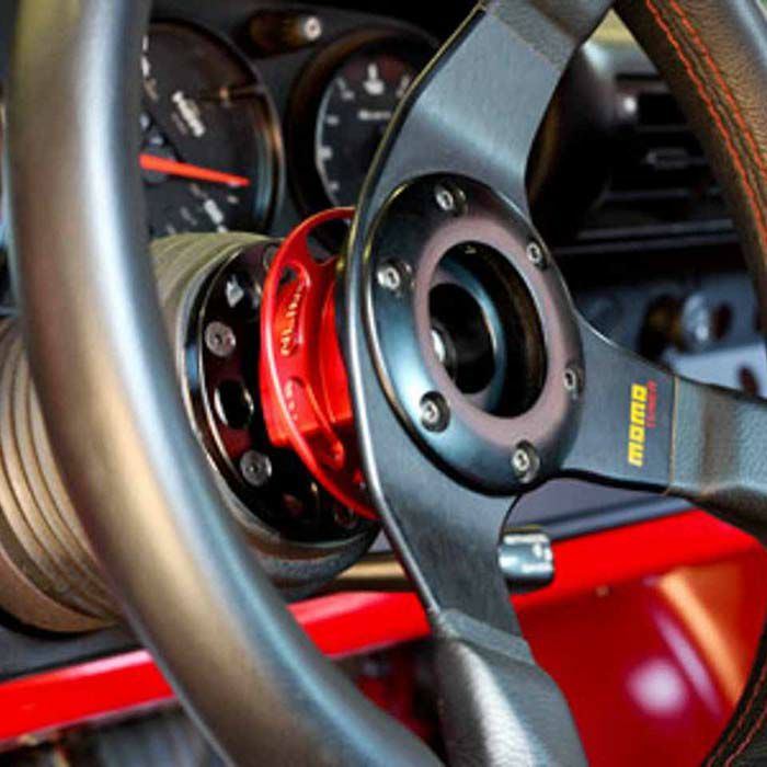 楽天市場】ステアリングホイール・クイックリリースハブ(レッド