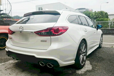 楽天市場】アテンザワゴン GJ系（前中期） リアハーフスポイラー 塗装