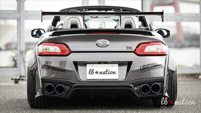 楽天市場】コペン ローブ LA400K lb☆nation GT-K リアウイングVer.1