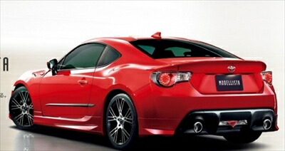 楽天市場】86 ZN6 前期 モデリスタ リアスパッツ 素地 塗装取付込