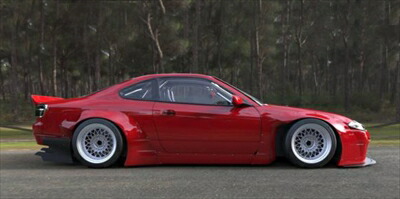 楽天市場】シルビア S15 ロケットバニー ワイドボディキット : Autostyle