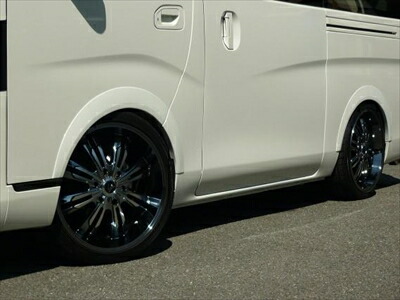 楽天市場】NV350キャラバン オーバーダウンフェンダートリム ブラック