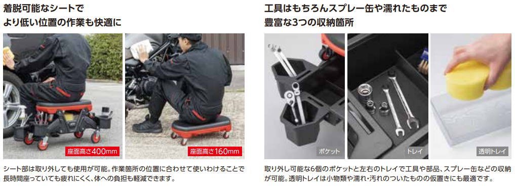 楽天市場】KTC シートクリーパー AYSC-40 : カー用品イチオシ通販