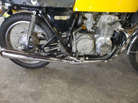 楽天市場】HONDA 旧 CB400FOUR ショート管 70π 新品 マフラー