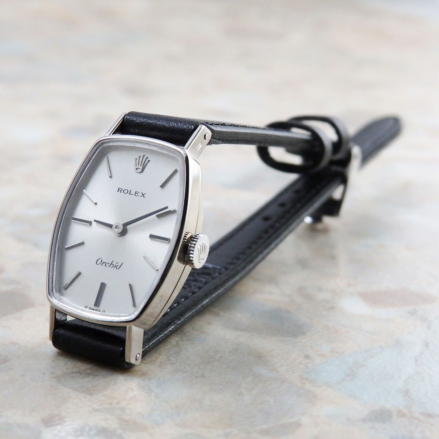 楽天市場】ROLEX レディース WG トノーケース ロレックス 18金無垢