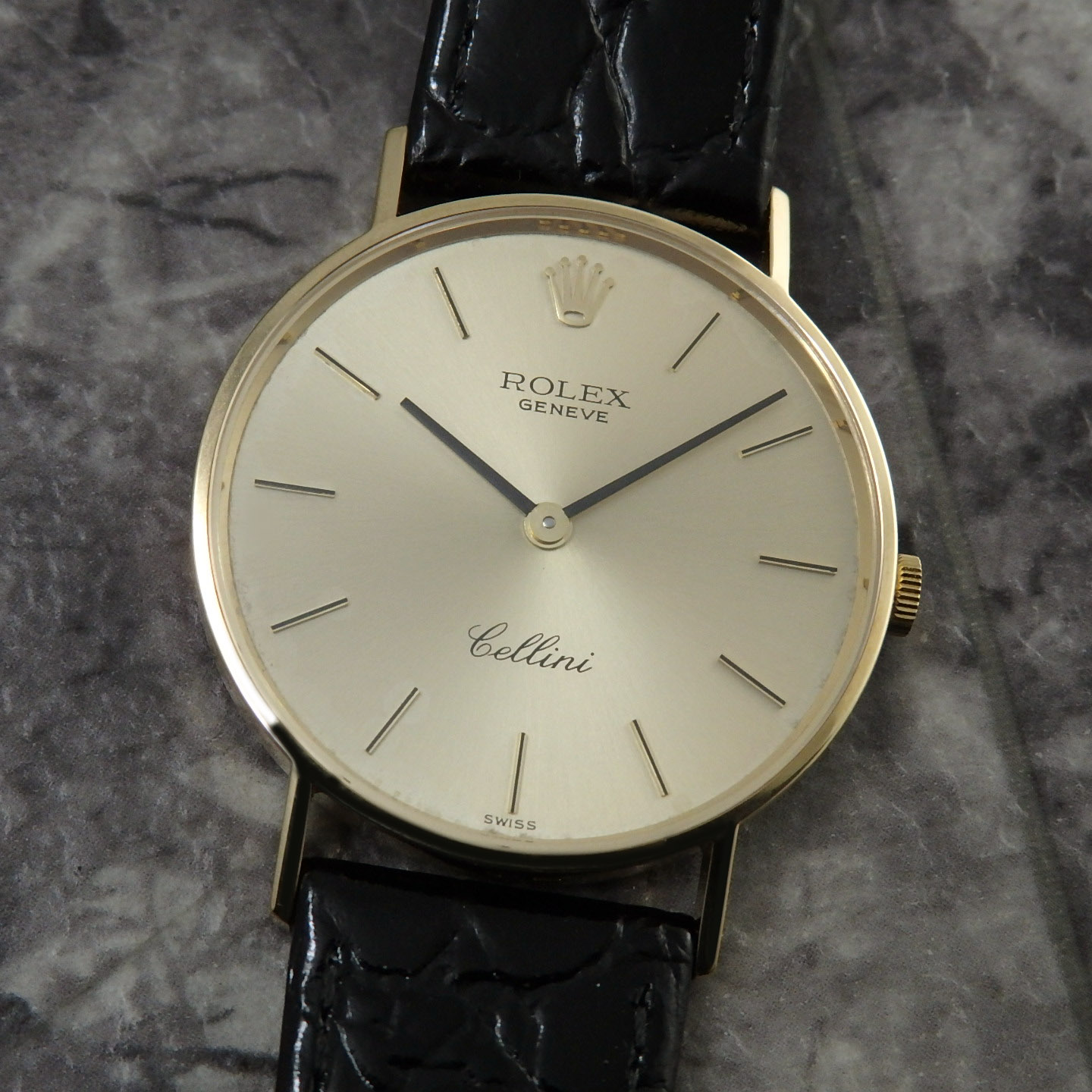 楽天市場】ロレックス 18金無垢 チェリーニ REF.3833 Cal.1600 手巻き