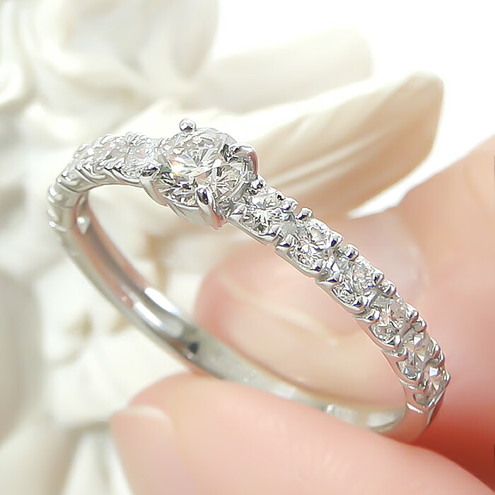 楽天市場】Pt900【0.50ct】ダイヤモンド リング送料無料 代引手数料