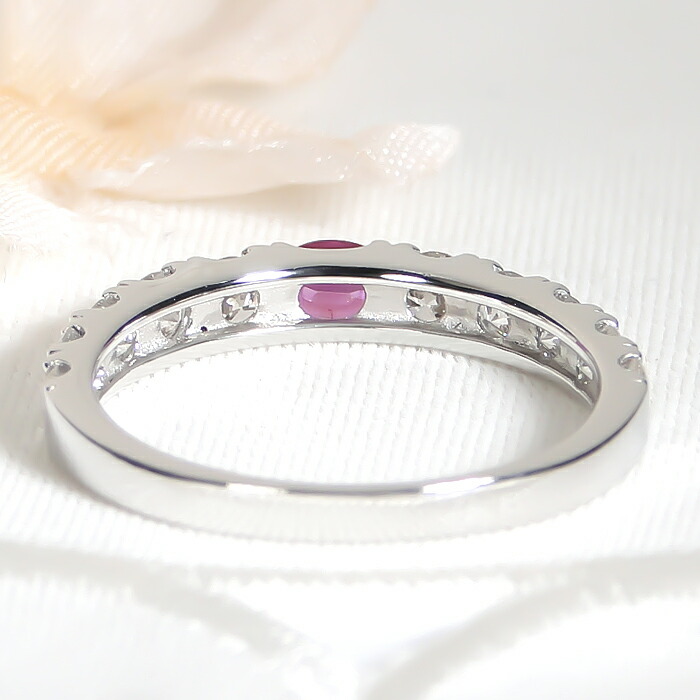 楽天市場】Pt900 ルビー＆ダイヤモンド リング送料無料 代引手数料無料