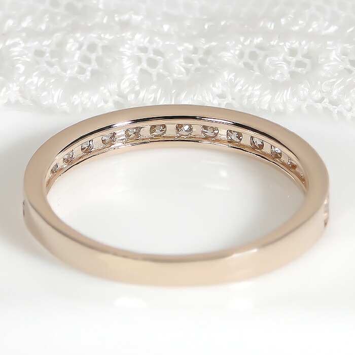 楽天市場】K18WG/YG/PG【0.3ctUP】ふちアリ ダイヤモンド エタニティ