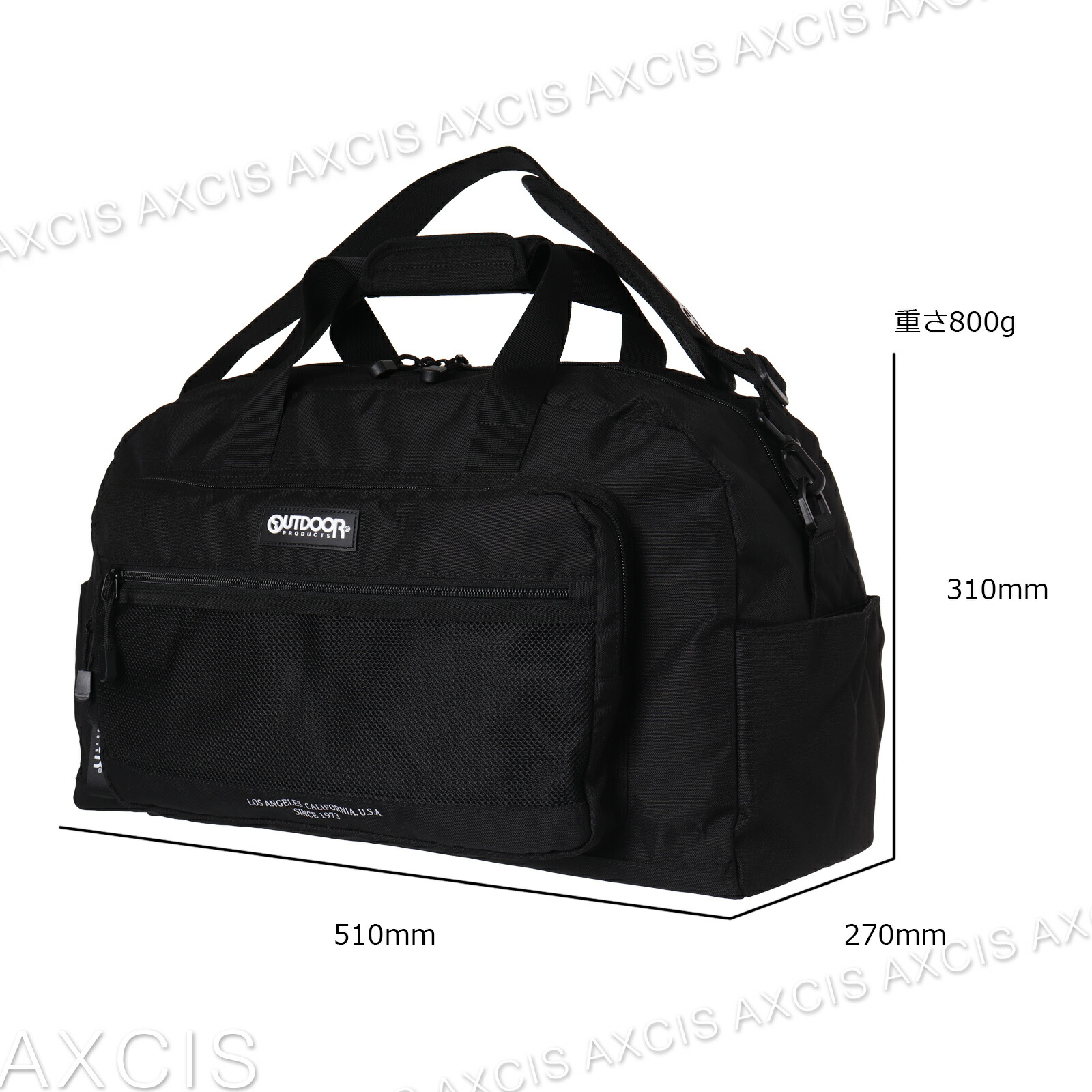 楽天市場】OUTDOOR トラベルボストン ポリ ラバープレート 大容量 軽量