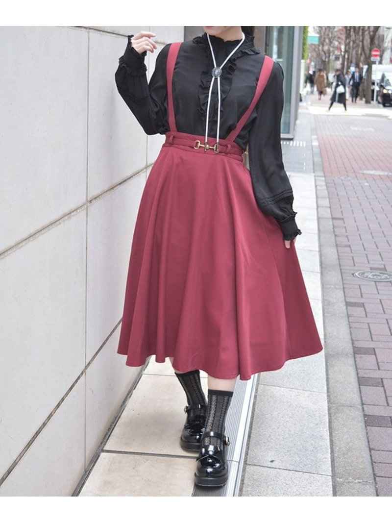 楽天市場】【SALE／50%OFF】サス付サーキュラーミディスカート axes