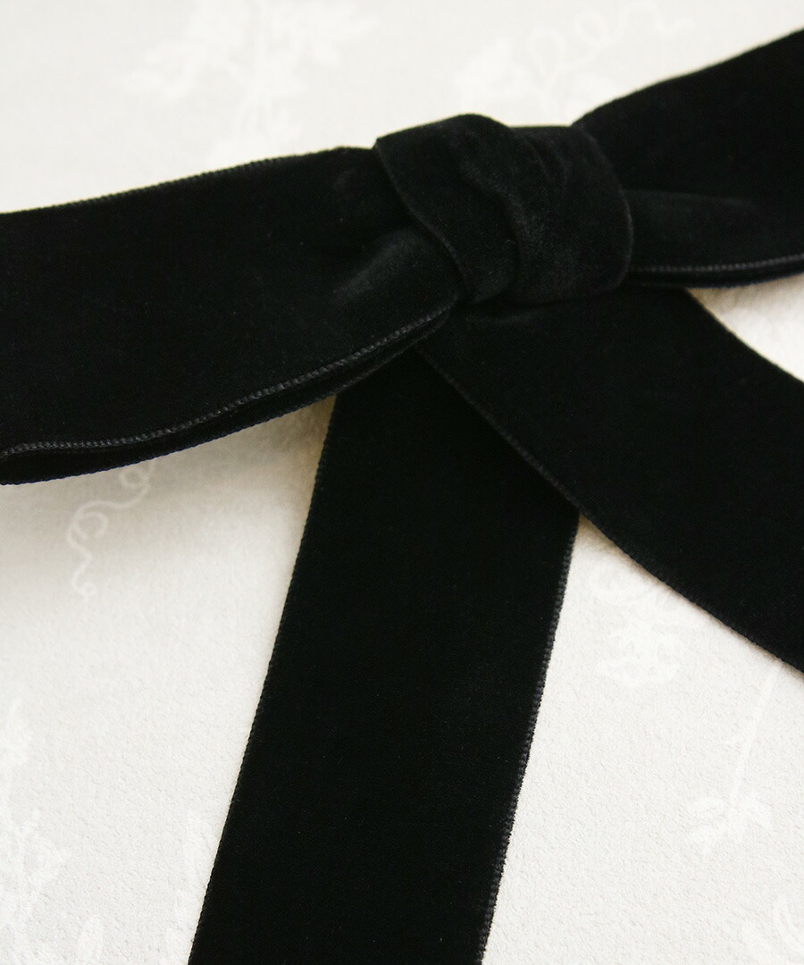 楽天市場】ヘアクリップ ベルベット リボン ブラック 可愛い 挟むだけ