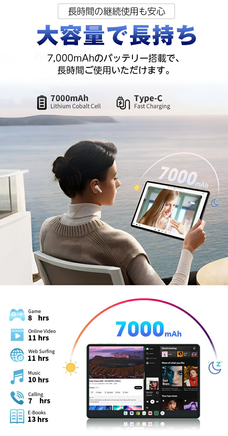 楽天市場】2026年新発売☆【Android16☆Wi-Fiモデル】GPS搭載 11インチ