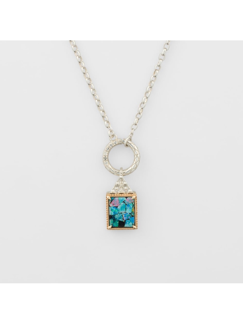 楽天市場】シルバー/K10オパールチャーム agete アガット アクセサリー