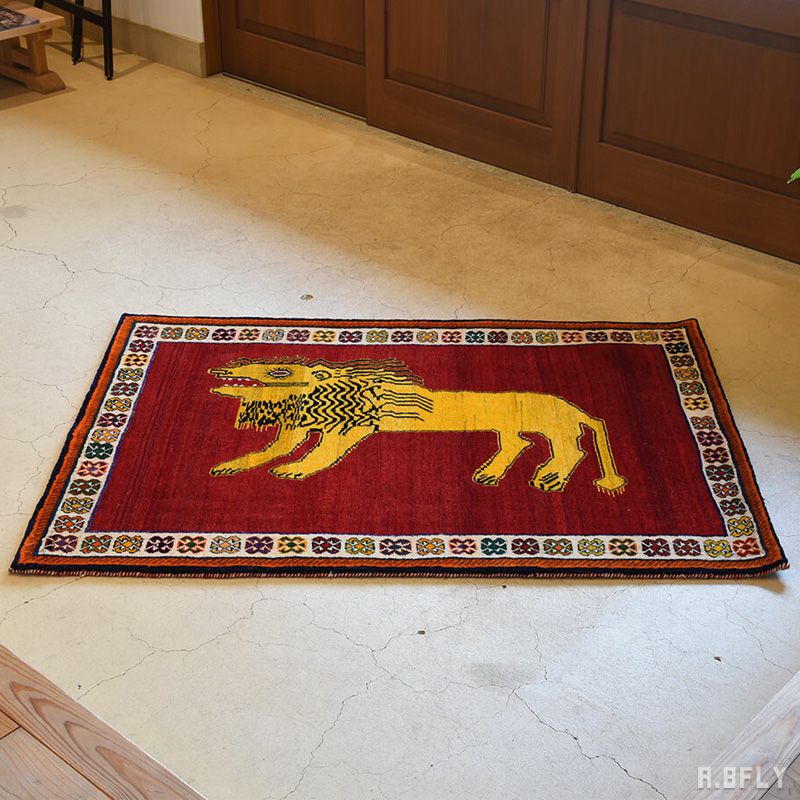 ギャッベ カシュクリ ゾランヴァリ 手織り ペルシャ 約50x150 ランナー