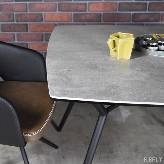 楽天市場】セラミック ダイニングテーブル 幅90cm 2人〜3人用 食卓