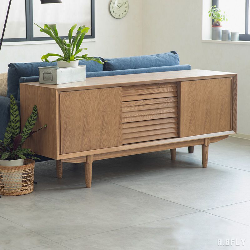 楽天市場】サイドボード 120cm/160cm チェスト リビング 収納 棚