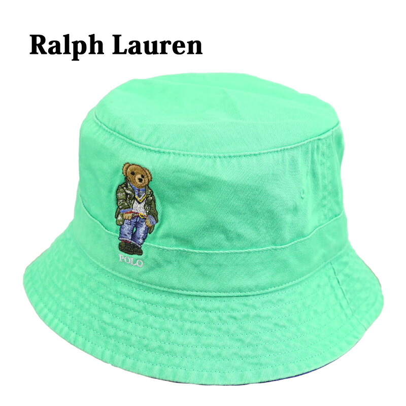 楽天市場】ポロ ラルフローレン ポロベア刺繍 コットン バケット