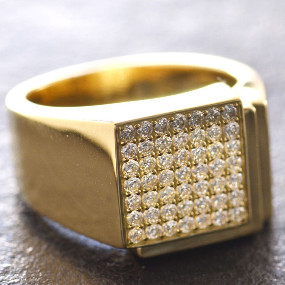 楽天市場】【スーパーSALE☆13%OFFクーポン】18金 印台 リング K18