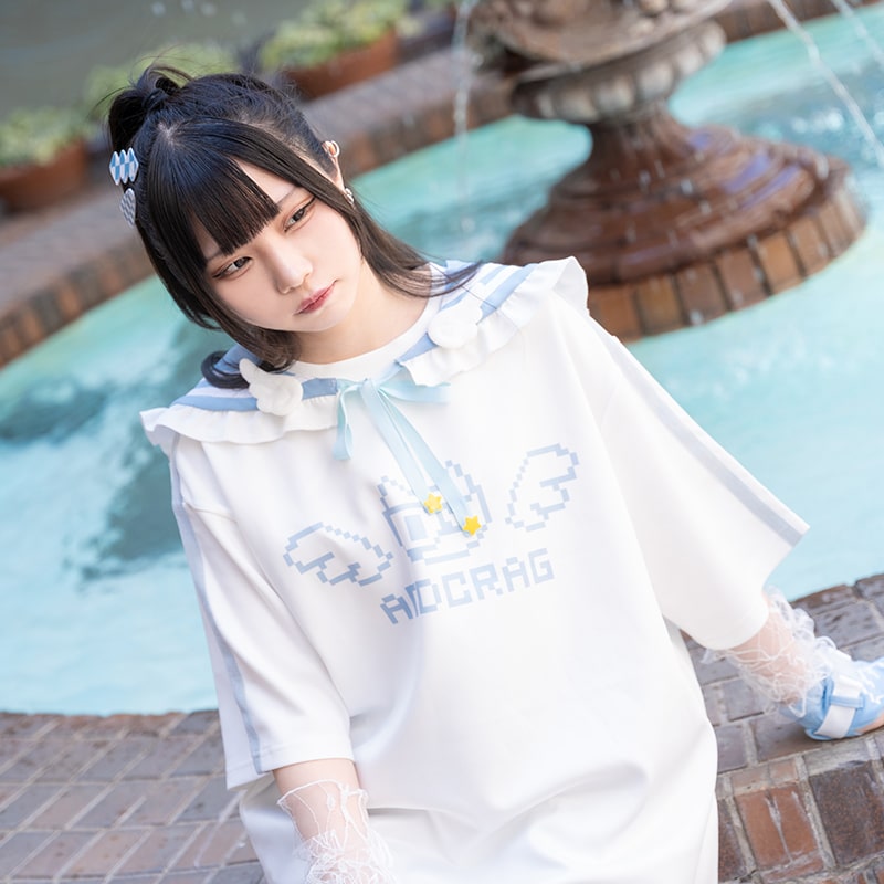 楽天市場】天使の通学 つけ襟 付け襟 ジャージ 原宿 原宿系