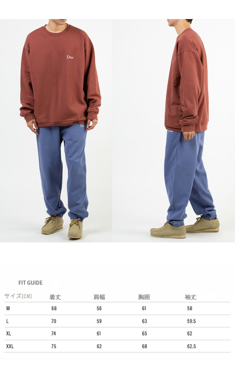 楽天市場】Dime ダイム スウェット CLASSIC SMALL LOGO CREWNECK