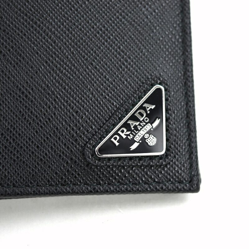 楽天市場】プラダ 財布 メンズ 二つ折り コインポケット付