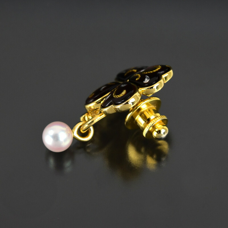 楽天市場】ミキモト ブローチ 2WAY ピクウェ クローバー 四つ葉 シェル