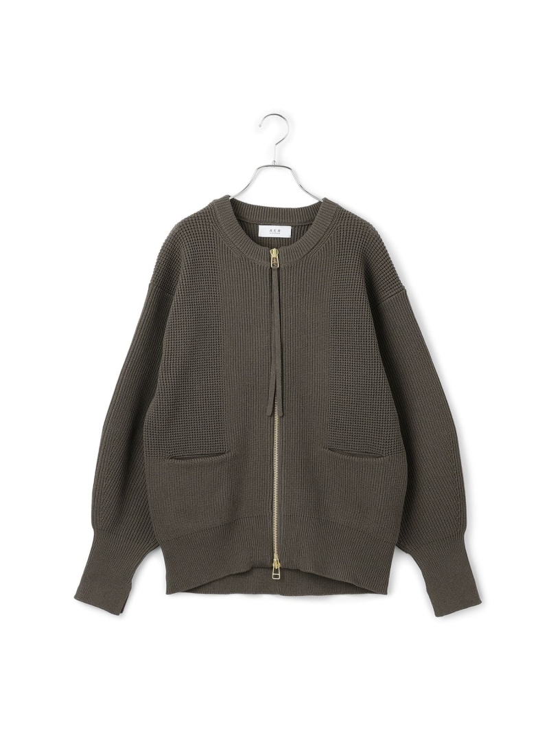 楽天市場】【WEB限定】・【サステナブル】ジップニットカーディガン