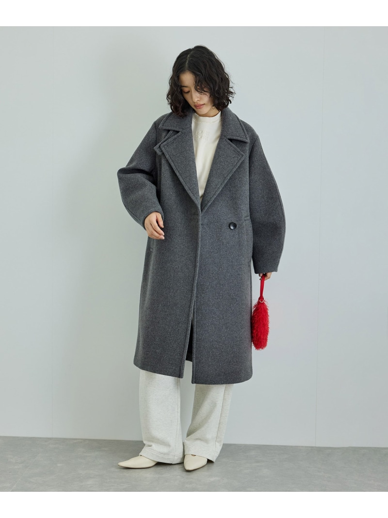 楽天市場】ウールボンディングロングコート ADAM ET ROPE' FEMME