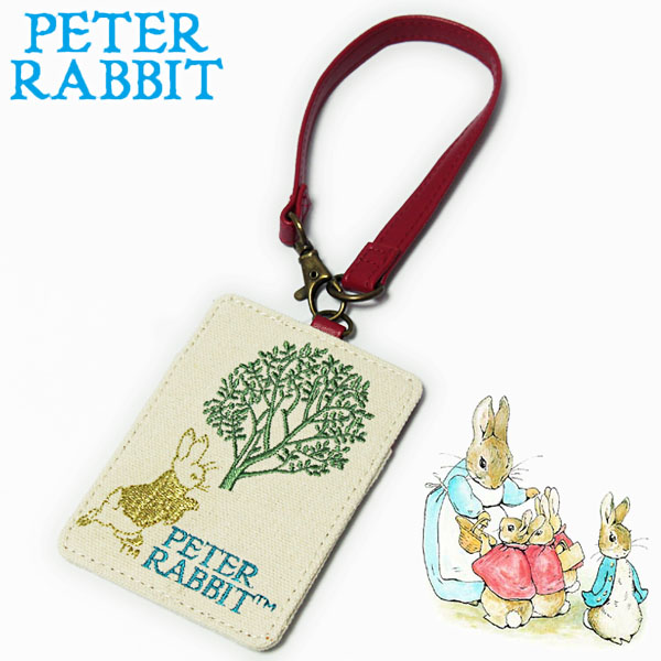 楽天市場】ピーターラビット パスケース 刺繍シリーズ 森の中