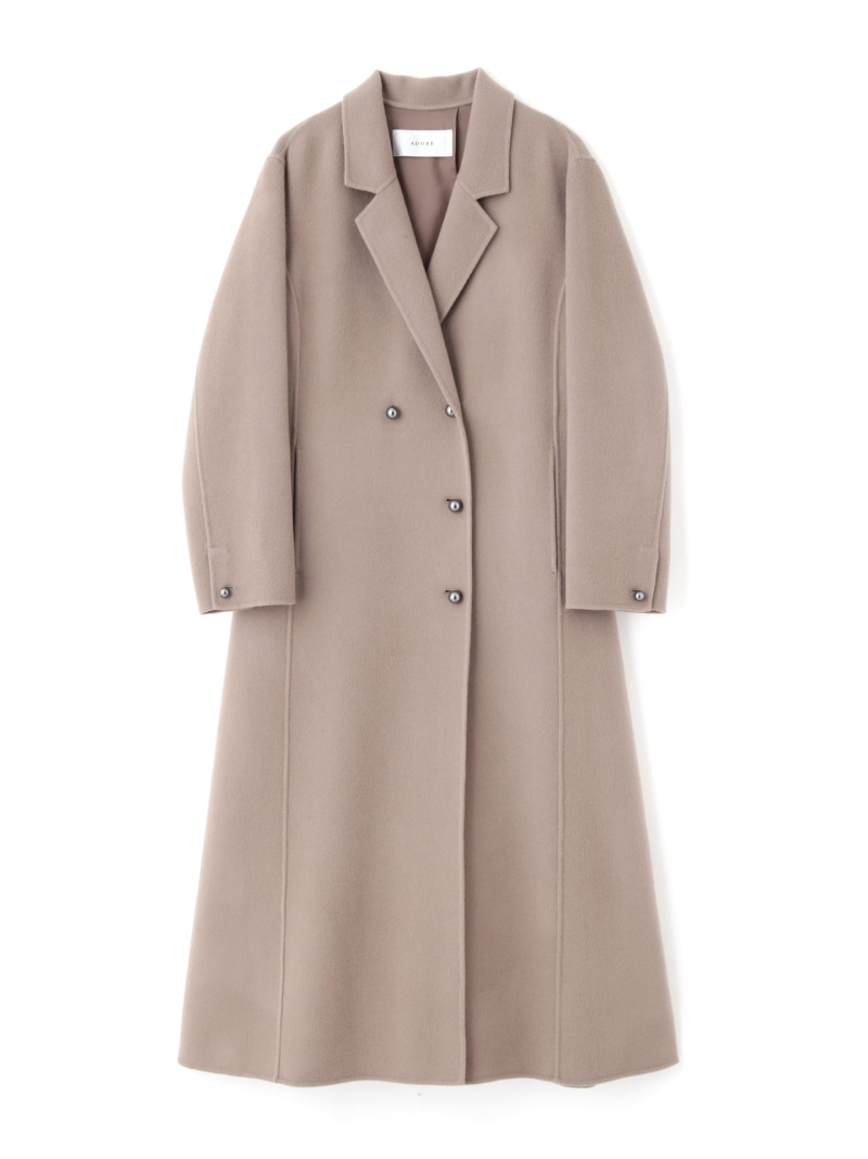 楽天市場】◇ソリッドウールリバーロングコート ADORE アドーア