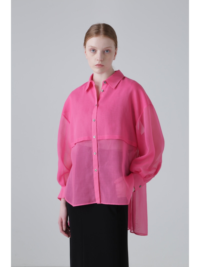 楽天市場】◇ソフトオーガンジーブラウス ADORE アドーア トップス