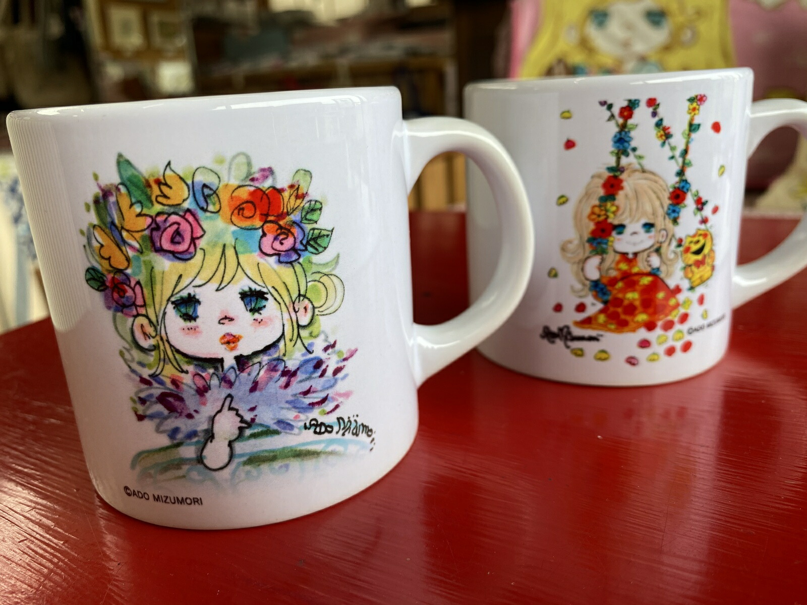 楽天市場】水森亜土のおもちゃ箱画廊オリジナル 亜土ちゃんグッズ 陶器