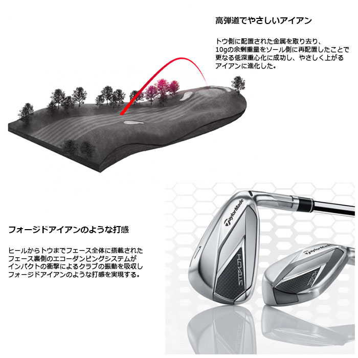 楽天市場】TaylorMade STEALTH アイアン 日本仕様 アイアン5本セット