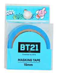 楽天市場】【15mm】BT21 Masking Tape 15mm【送料無料】BTS 公式グッズ