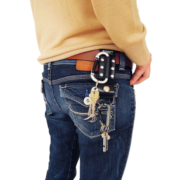 楽天市場】メール便送料無料 カラビナ＆Dカン付ベルト通し 8mm BLT-4