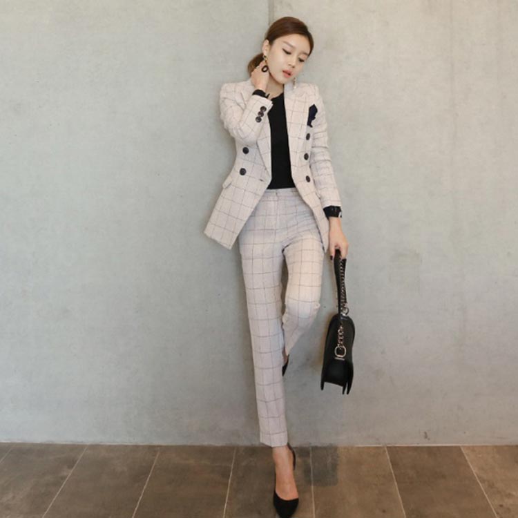 楽天市場】 セットアップ チェック柄 事務服 レディース 上下 就活