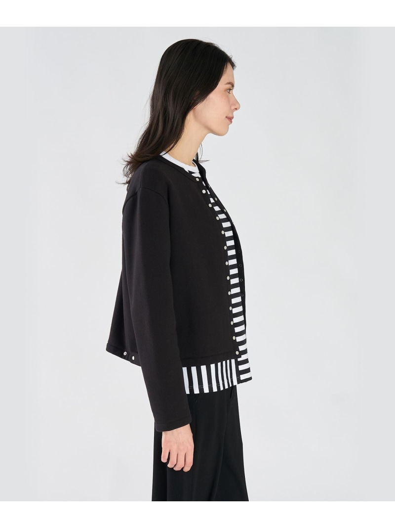 楽天市場】コットン メルトン 長袖 カーディガンプレッション 