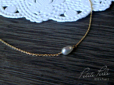 楽天市場】【再販{】K18 ゴールド 国産 あこや ケシパール ひと粒