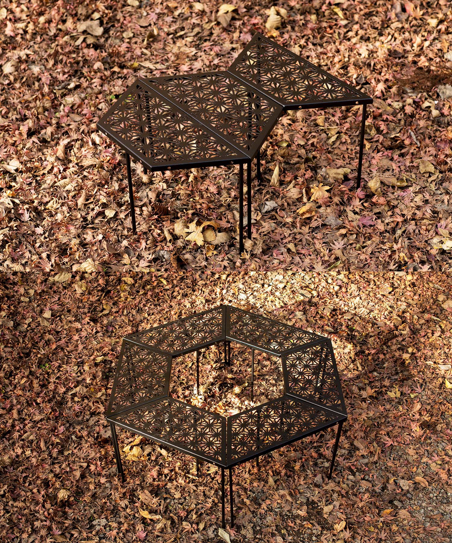 楽天市場】【S'more / 和柄アウトドアテーブル6枚セット 】 キャンプ