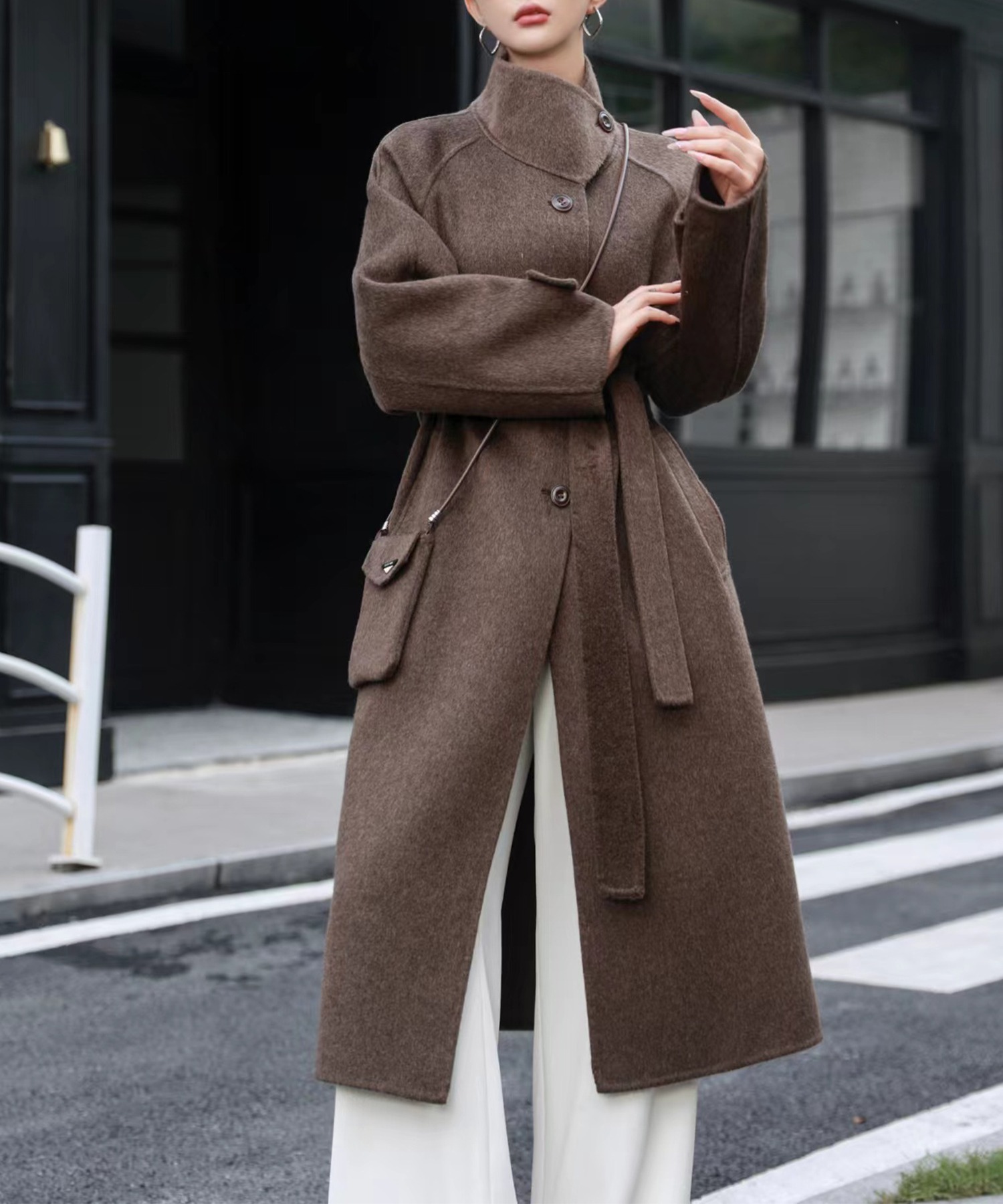 楽天市場】【AWCR】【DECADE CLASSIC】ステンカラーコート ミニバッグ