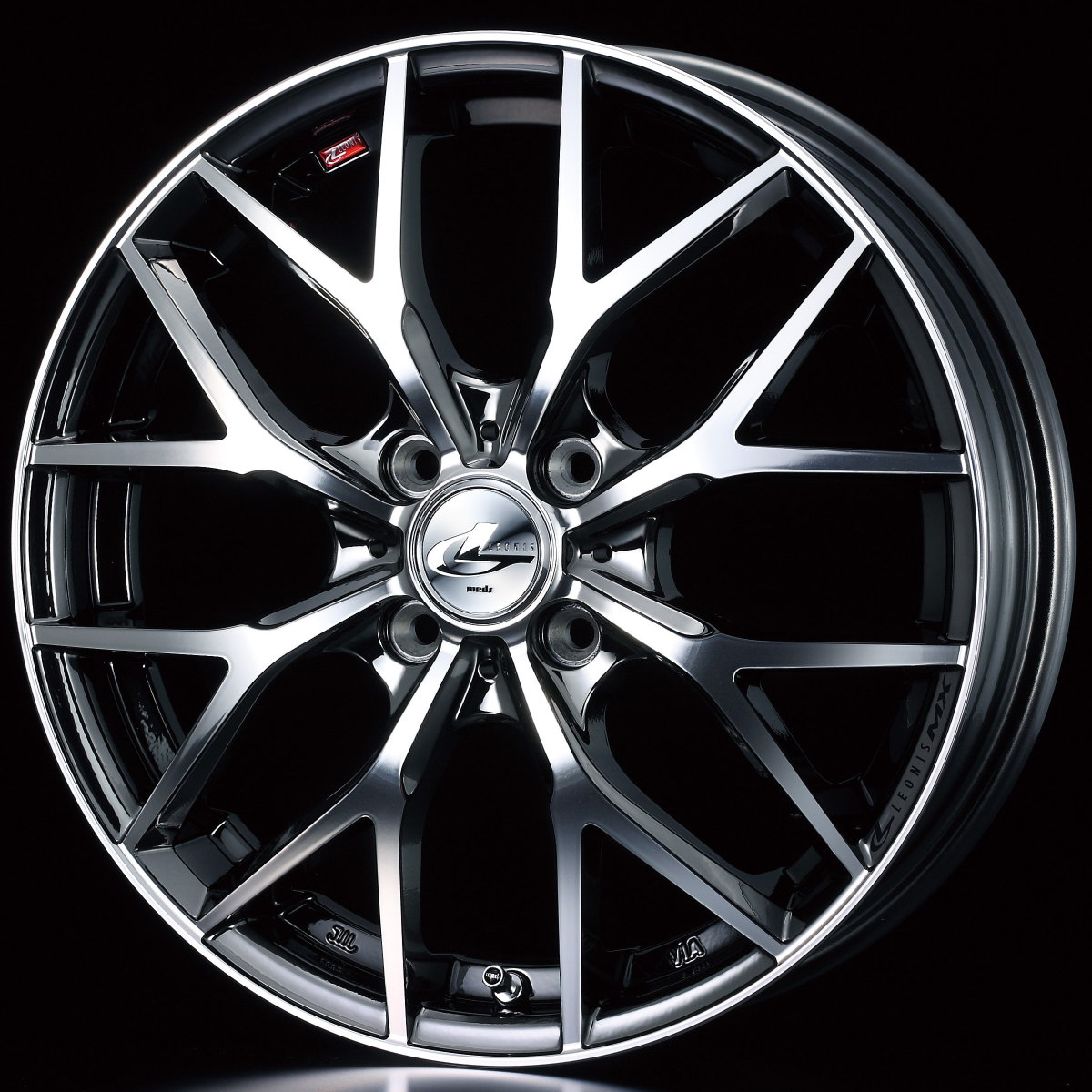 楽天市場】ウェッズ レオニス MX 15x4.5J 45 100-4穴 BMCミラーカット